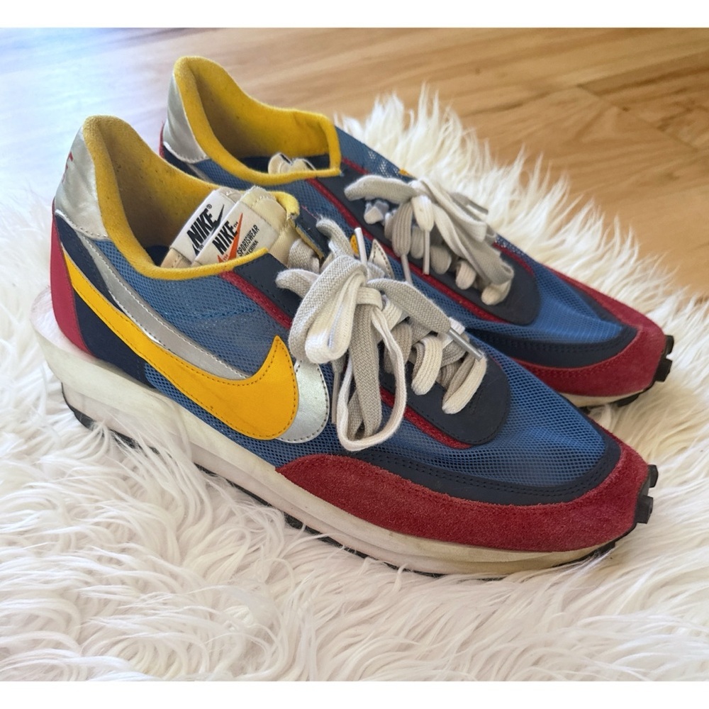 Limited Edition sacai x Nike LDWaffle Varsity Blue Colonlock Sneakers Shoes 10.5 - Picture 10 of 13